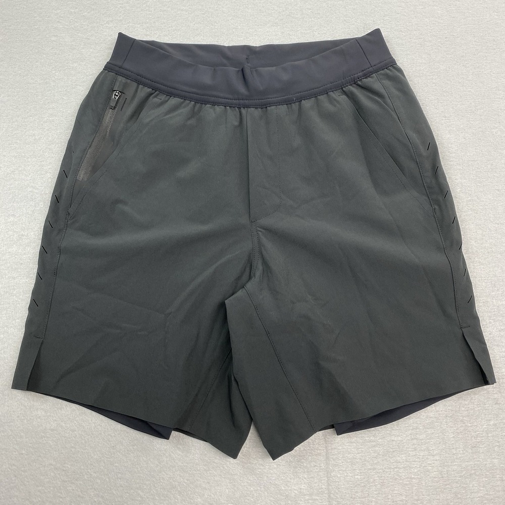 Ten Thousand Shorts Mens Extra Small Black Interval Short Lined Drawstring Gym
